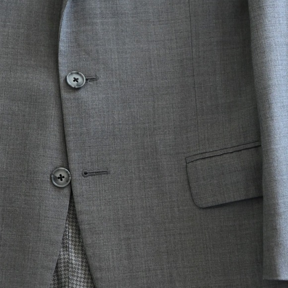 Joseph Abboud 40R Gray Freedom Millennial USA Made Blazer Suit Jacket Sport Coat - Picture 15 of 16